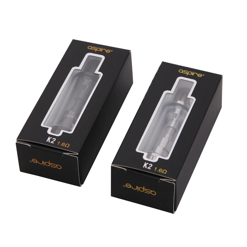 Original Aspire K2 Tank 1.8ml with Organic Cotton Coil Head Atomizer For Electronic Cigarette Aspire K2 MOD Battery Kit BVC Tank A1 Coil 04