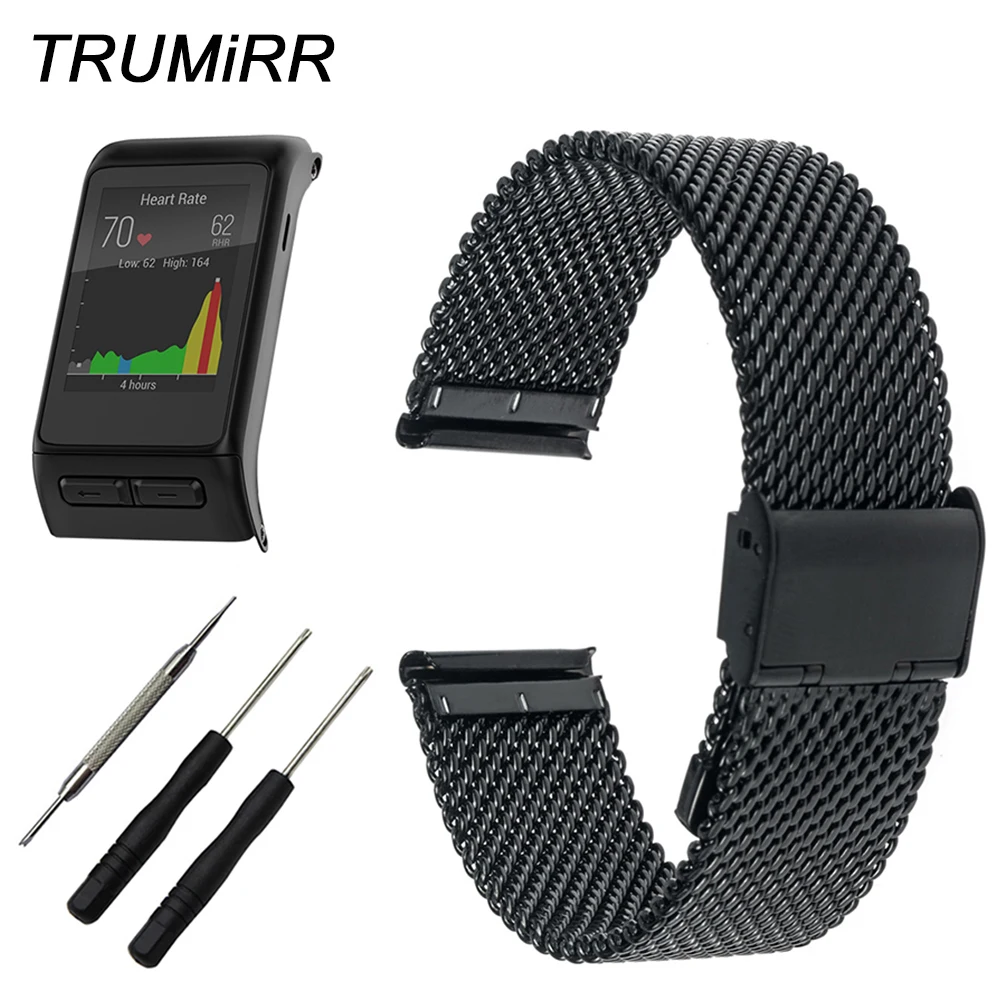 24mm Milanese Watchband for Gamin Vivoactive HR Smart