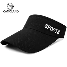 Дышащий Пустой Топ летний козырек для гольфа шляпа, бейсбольная кепка новая спортивная быстросохнущая Мужская и Женская Бейсболка от солнца шляпы