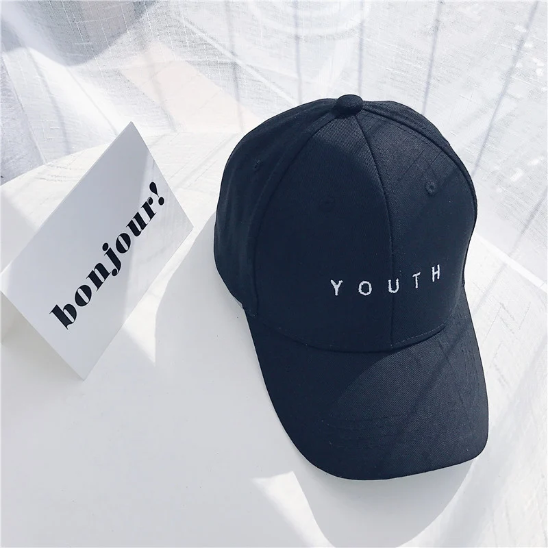 

Women Man Cotton Baseball Cap Summer Unisex Letter Embroidered Solid Caps Male Female Fashion Casual Snapback Hat CP0008