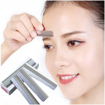 

50pcs Microblading EYEBROW RAZOR Cheap Eyebrow Trimmer- SPMU Permanent Makeup Stainless Steel Tattoo Eyebrow Razor