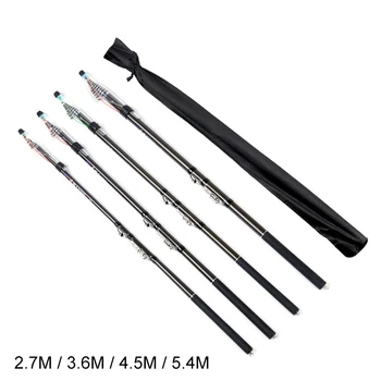 

Portable Carbon fiber Ultralight Travel Telescopic Fishing Rod Sea Spinning Pole