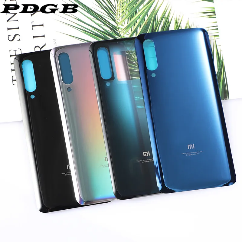 Официальная Задняя крышка батареи для Xiaomi mi 9 чехол из закаленного стекла для телефона mi 9 глобальная версия корпуса Запасные части