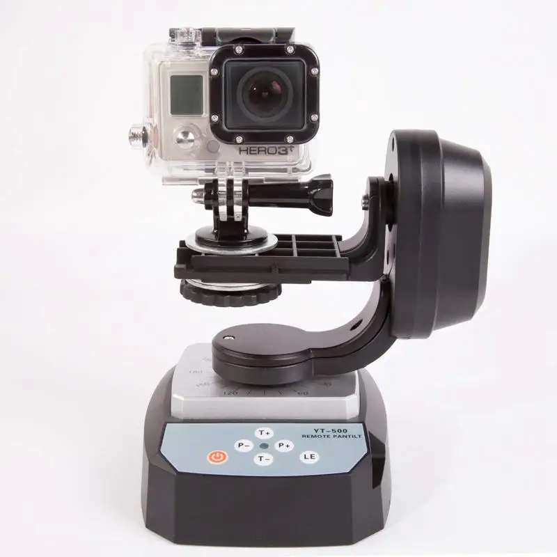  ZIFON YT-500 Automatic Remote Control Pan Tilt Automatic Motorized Rotating Video Tripod Head Max，f