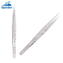 1 шт прецизионная прямой острым нержавеющая сталь tweezers щипцы для сотового телефона планшетного компьютера ремонт ручные инструменты