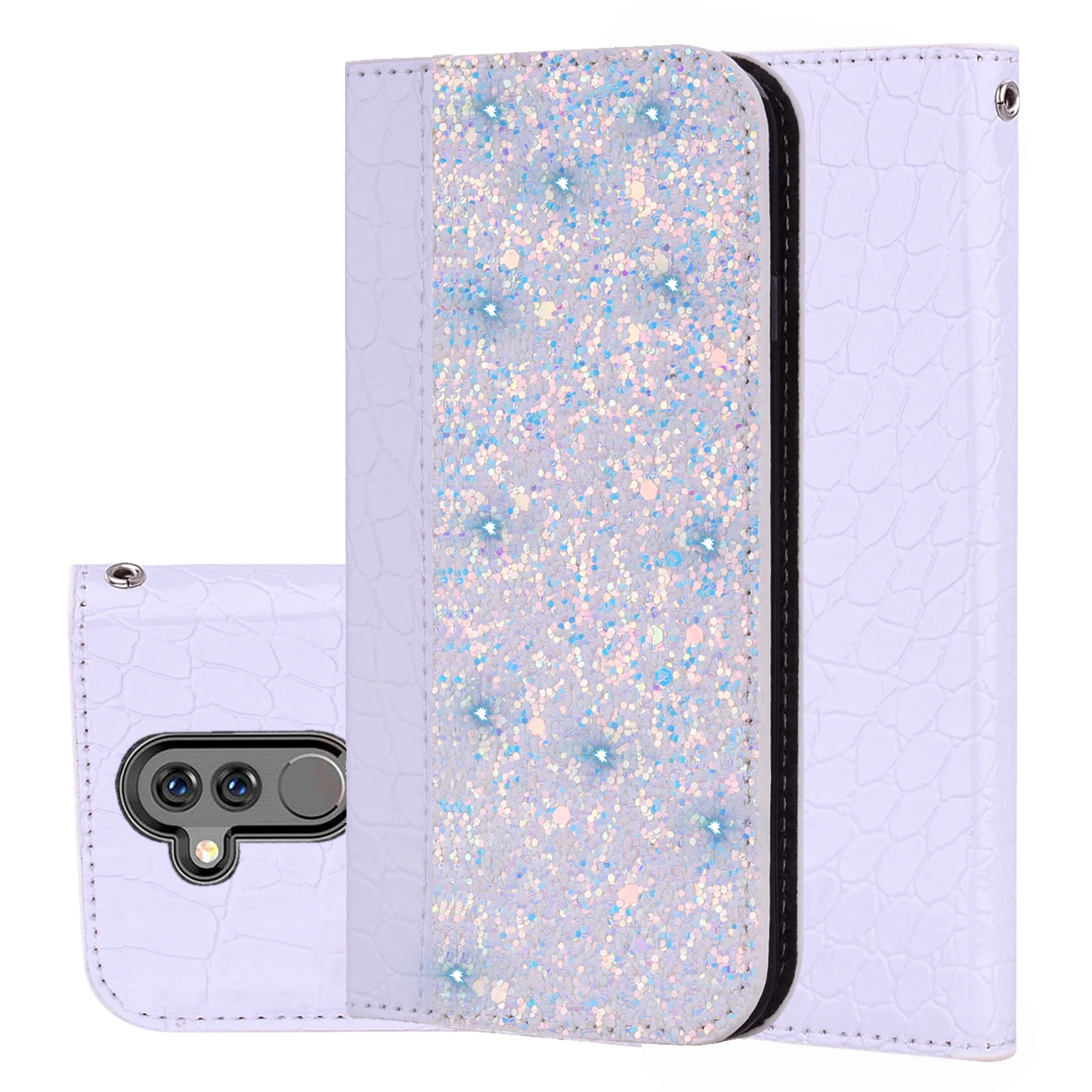 

ForHUAWEI P30 P20 Lite Pro P Smart Z 2019 shiny crocodile pattern leather cover HUAWEImate 20 10 Pro Lite Nova 5 4 3i flip cover