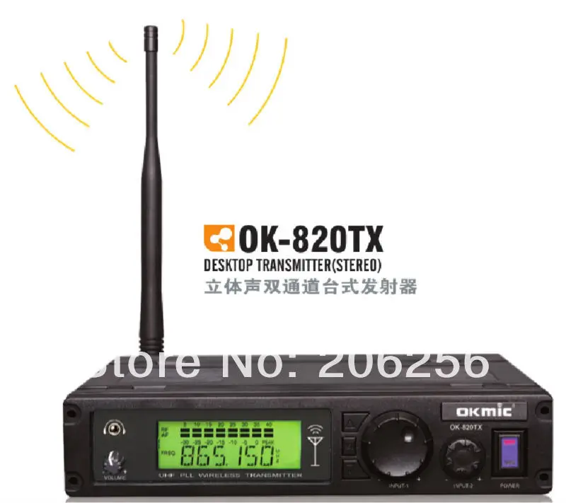 OK 820TX передатчик 5200R ПЕТЛИЧНЫЕ ресиверы беспроводная система ушного монитора