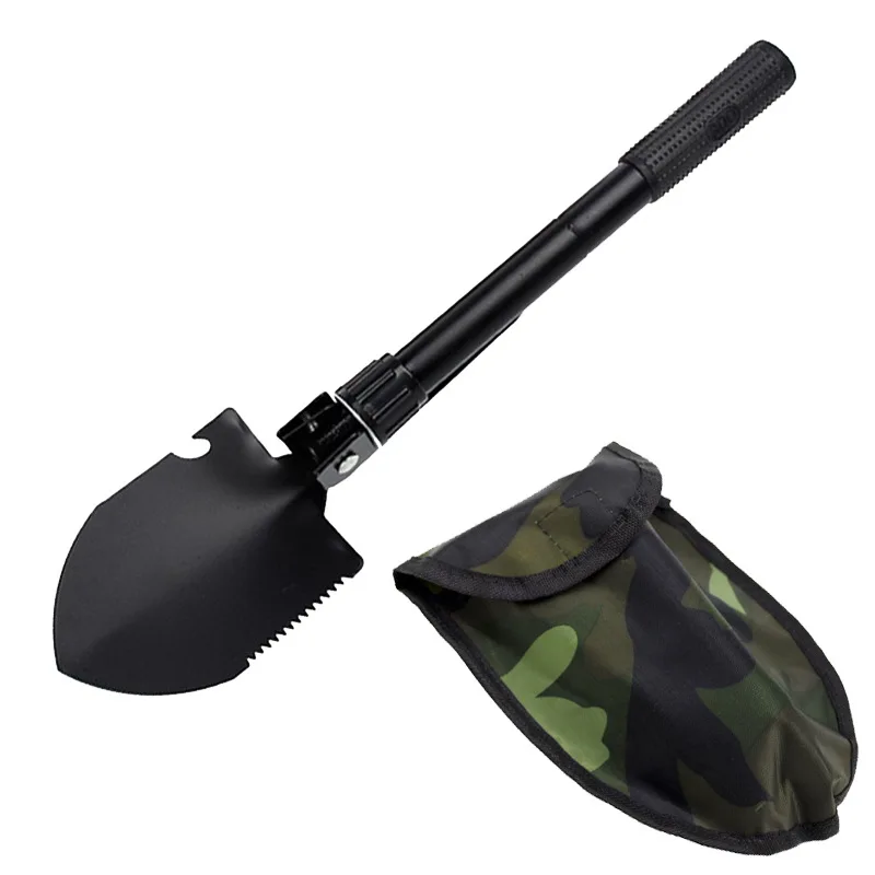 

Military Portable Folding Beach Shovel Survival Spade Trowel Dibble Pick Emergency Garden Camping Outdoor Pala plegable Tool