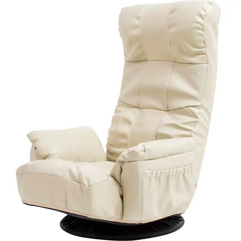 

Floor Gaming Chair Adjustable Any Position Swivel Chair Folding Lazy Sofa Lounger Living Room Furniture Leather Chair Recliner