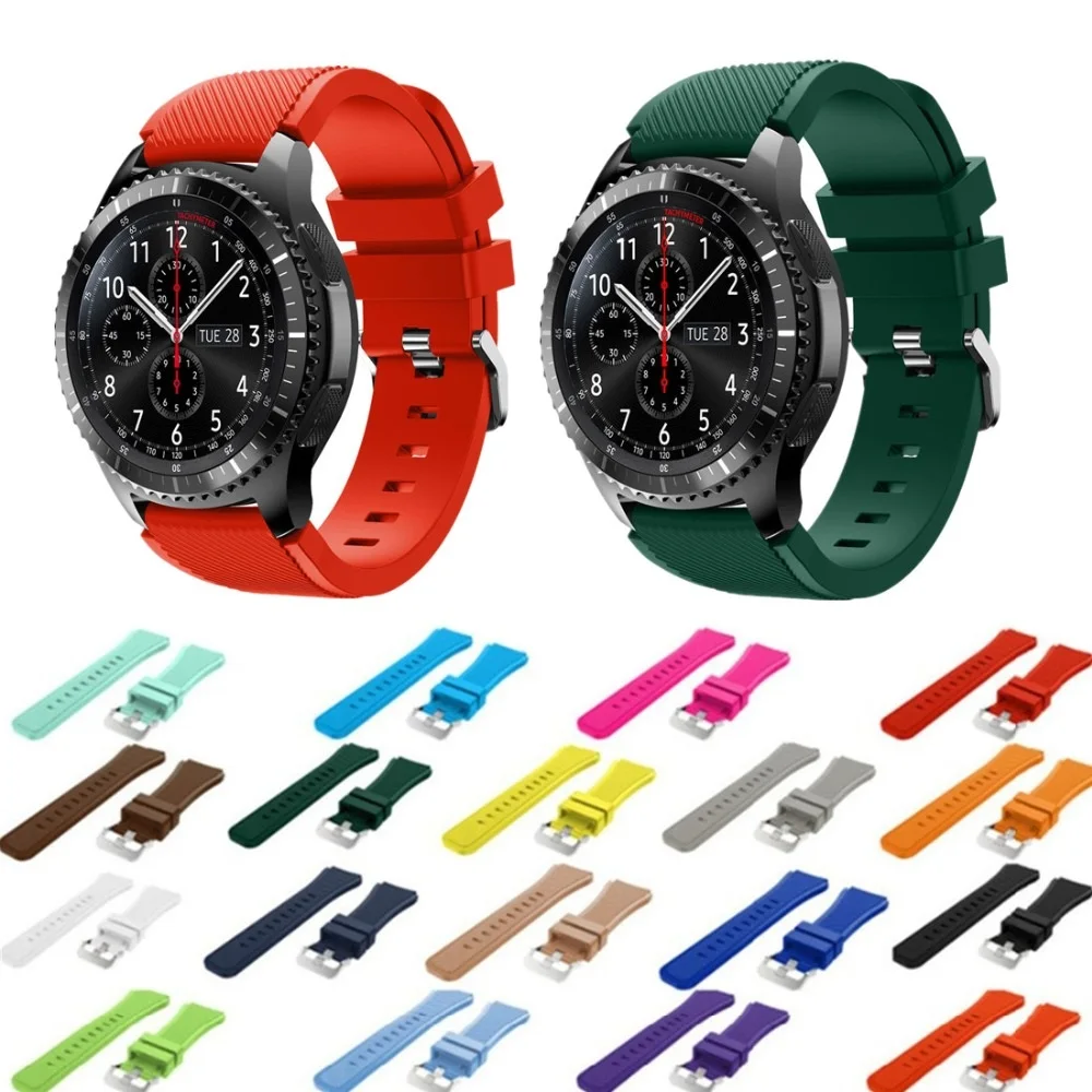 Ремешок силиконовый водонепроницаемый для Huawei Watch GT Active спортивный модный
