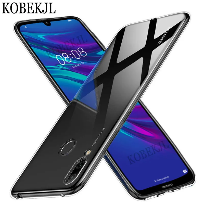 Чехол для Huawei Y6 2019 Мягкая силиконовая задняя крышка чехол телефона Y 6 Pro Prime Y6Pro