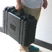 ABS Plastic Sealed Tool Box Safety Equipment Toolbox Suitcase Impact Resistant Tool Case Shockproof w Foam Logo Four Color 1