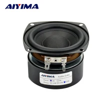 Speakers Bass Hifi Audio-Sound AIYIMA 3--Inch 25W 4 1 8-Ohm 1pcs Square DIY