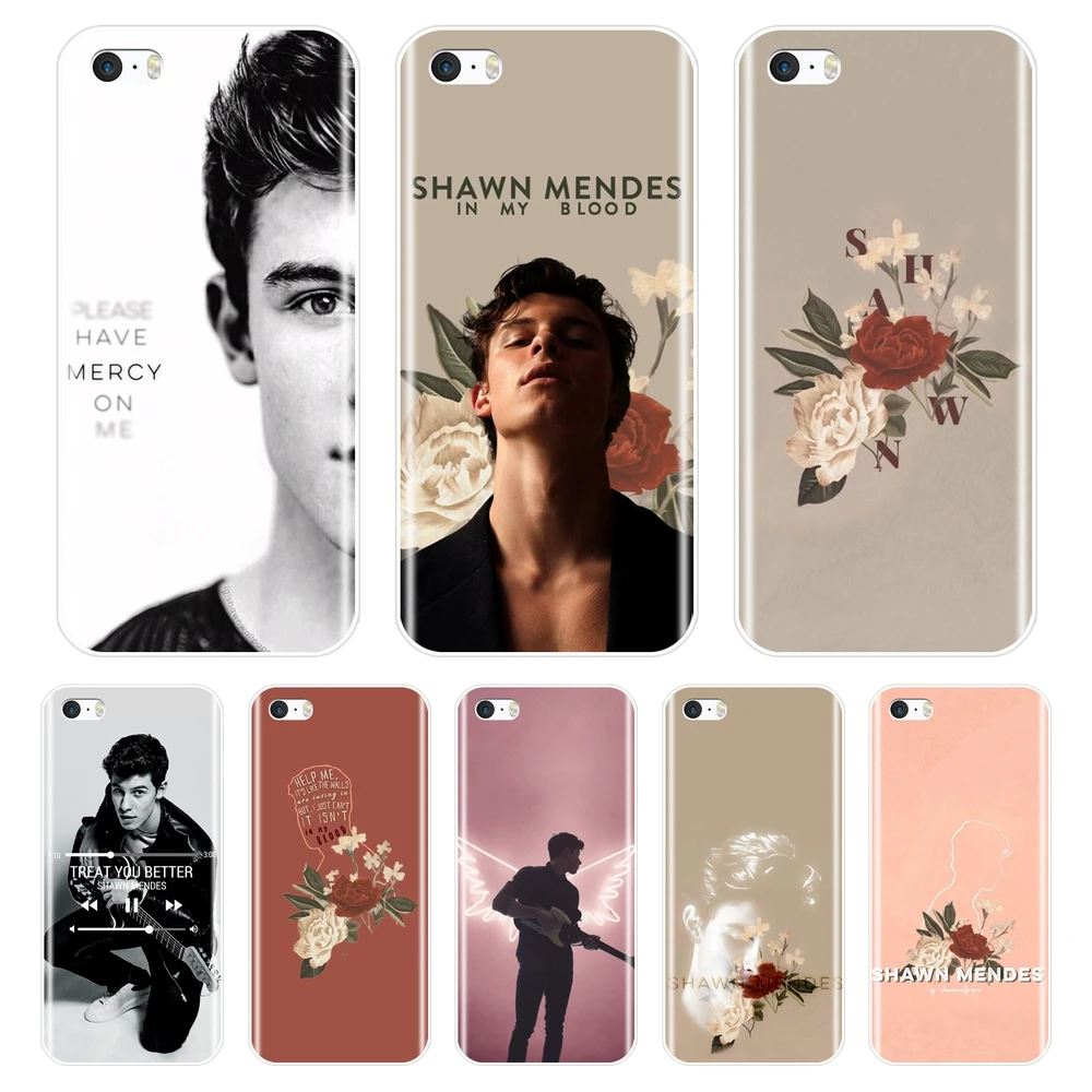 Чехол для телефона Shawn Mendes Singer Apple iPhone 5 5C 5S SE 4 4S силиконовая Мягкая задняя крышка