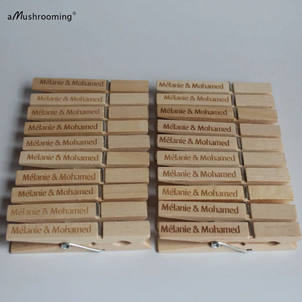 10 Custom Wedding Clips card holdersin Party Favors from Home & Garden