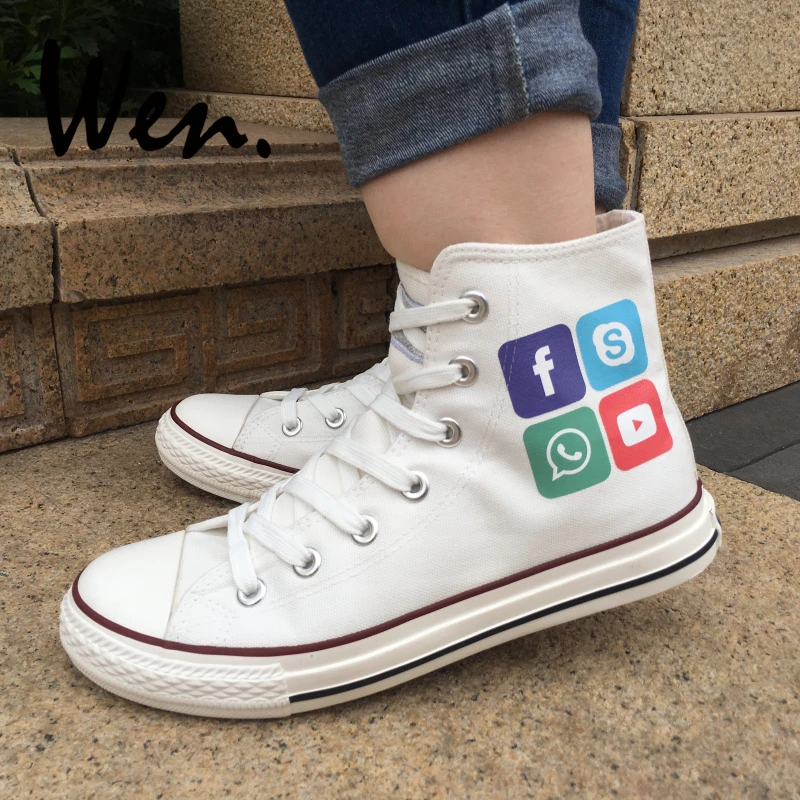 womens white canvas plimsolls