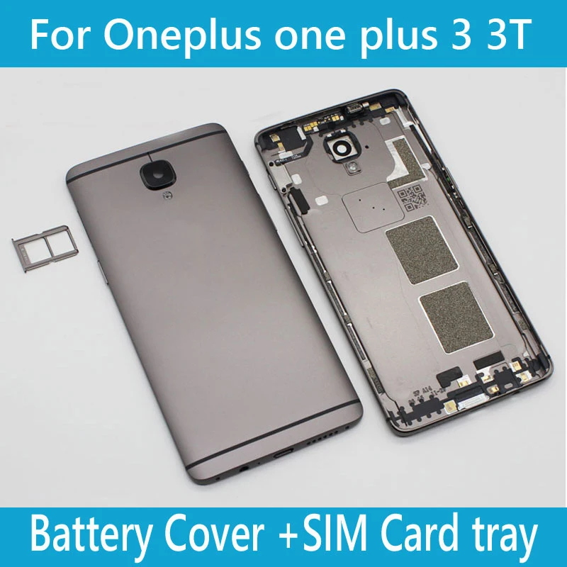 Оригинальный для Oneplus one plus 3 т A3000 1 + задняя крышка аккумулятора Корпус чехол с