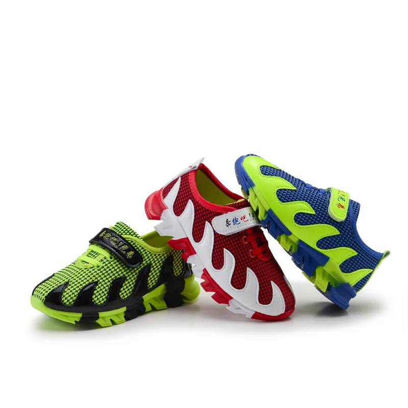 Hot Fashion Mesh Children Basketball Shoes Kids font b Sneakers b font Boys Girls Slip Damping
