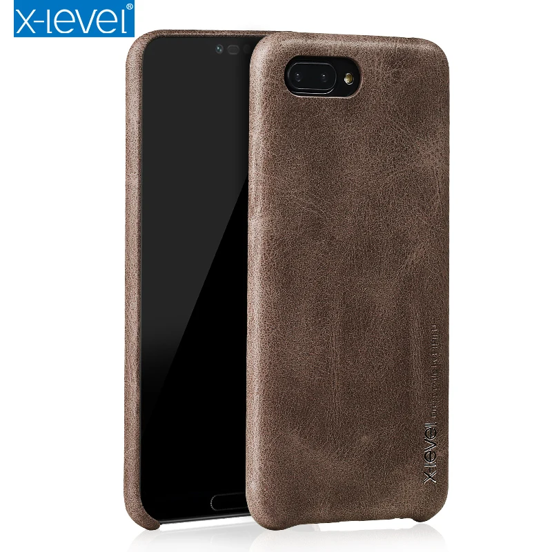 

X-Level Retro Leather Phone Case for Huawei Honor 10 Coque Soft PU 360 Full Protective Back Cover Case for Huawei Honor 10