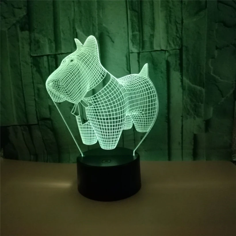 dog 3D night light (4)