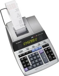

Canon MP1211-LTSC Desktop Print Calculator 12 Digits 1 Line AC Silver