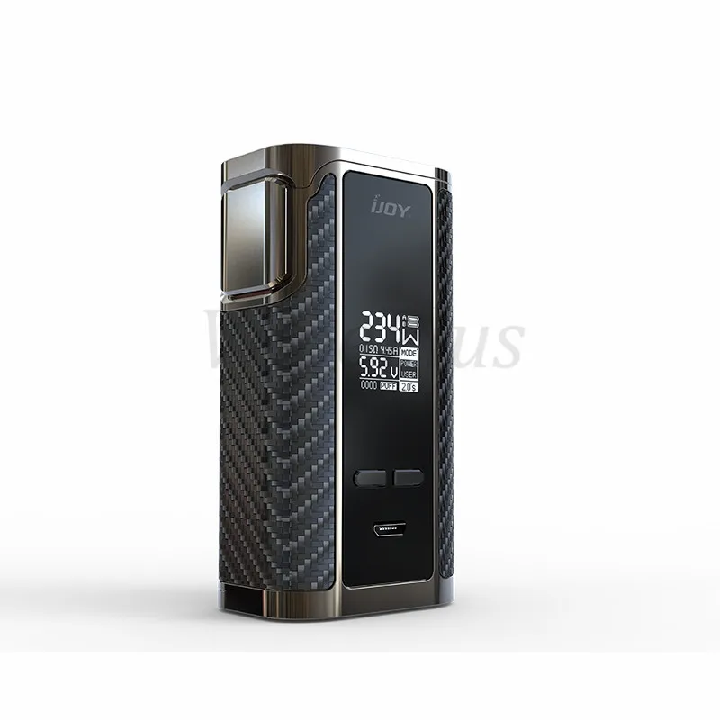IJOY Captain PD270 Box MOD 234W NI TI SS TC Electronic Cigarette Vape MOD Power by Dual 20700 Battery vs istick pico 08