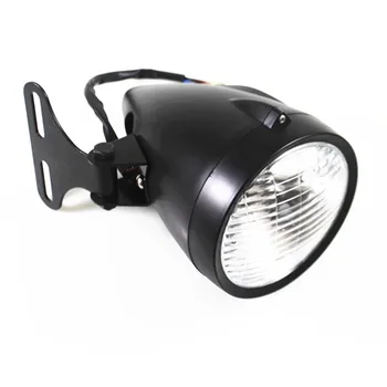 

H4 12V Head Light Headlight Lamp w/Bracket Mount Motorcycle For Honda Kawasaki Yamaha Suzuki Custom