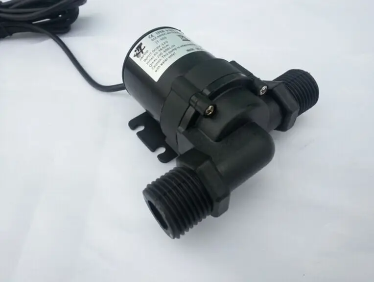 

Solar DC 12V 24V Hot Water Circulation Pump Brushless Motor Water Pump 1000L/H Free shipping