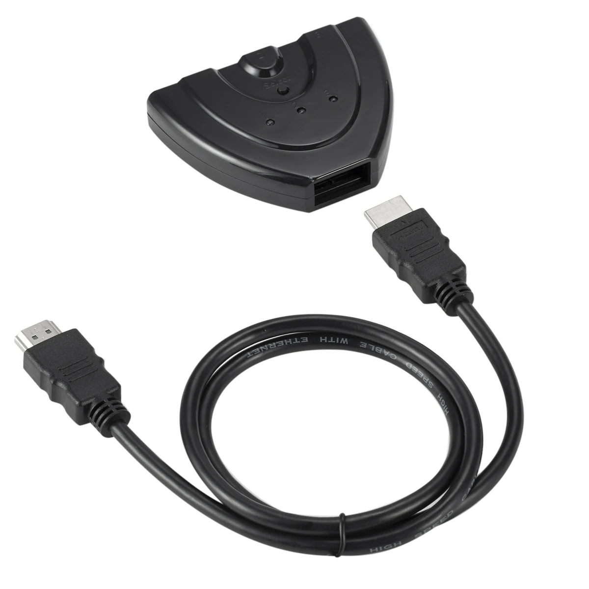 Абсолютно 3-портовый HDMI сплиттер 1080 P HD кабель-переходник для телевизора 3 в 1 Out