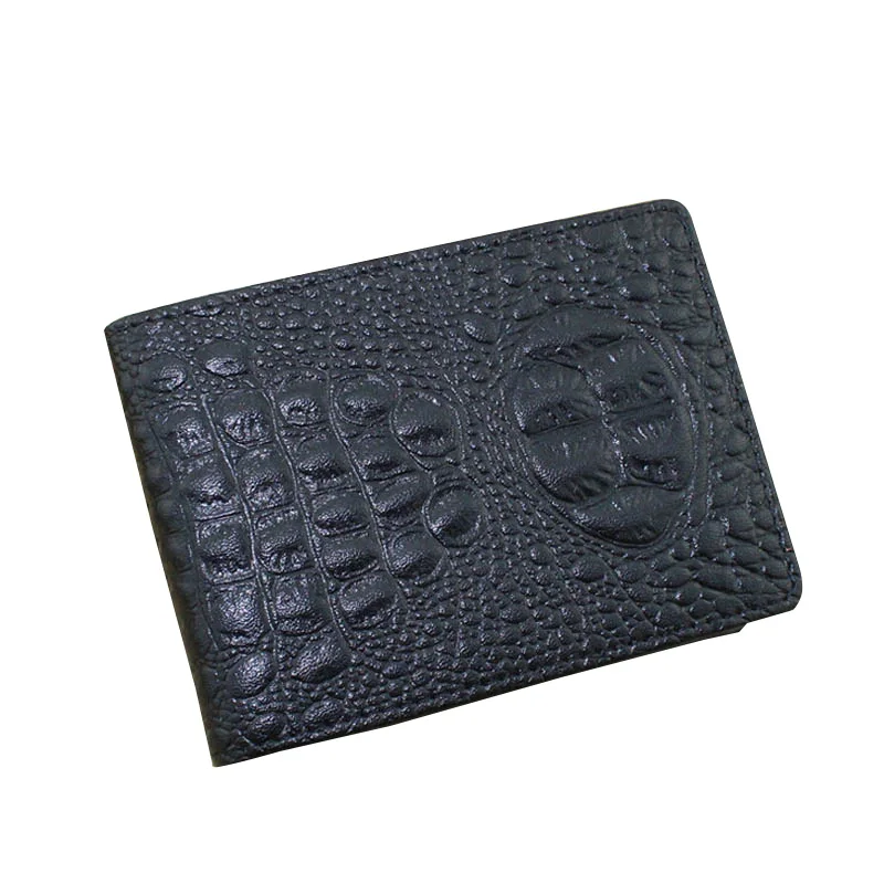 

New Solid Multicolor Coins Purse Short Alligator 3 Fold Unisex Card Holder Card Pack Chic People Driving licence Clip Wallets