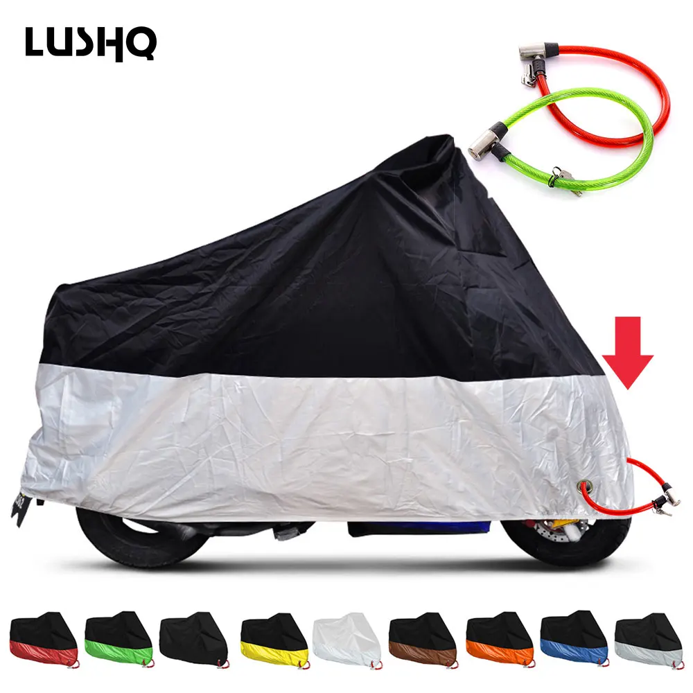 

Motorcycle cover bike cover funda moto Waterproof UV Protector Cover For XVS 1100 VERSYS 1000 TRIUMPH TIGER 800 KAWASAKI VULCAN