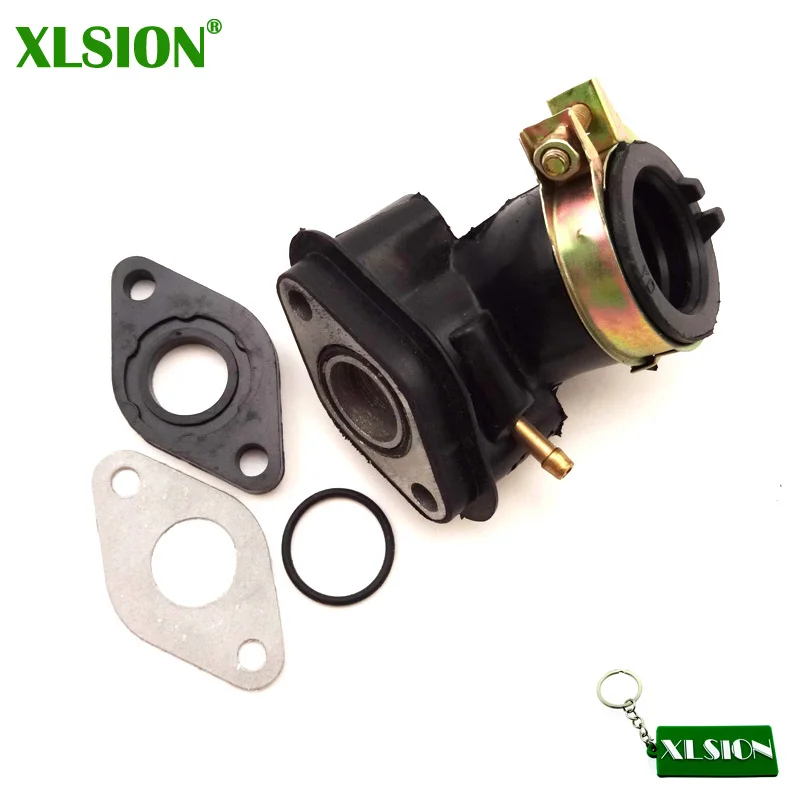 

XLSION Intake Manifold Inlet Pipe Gasket Kit For GY6 50cc Engine Carburetor SUNL Baotian Znen Jmstar Chinese Moped Scooter Motor