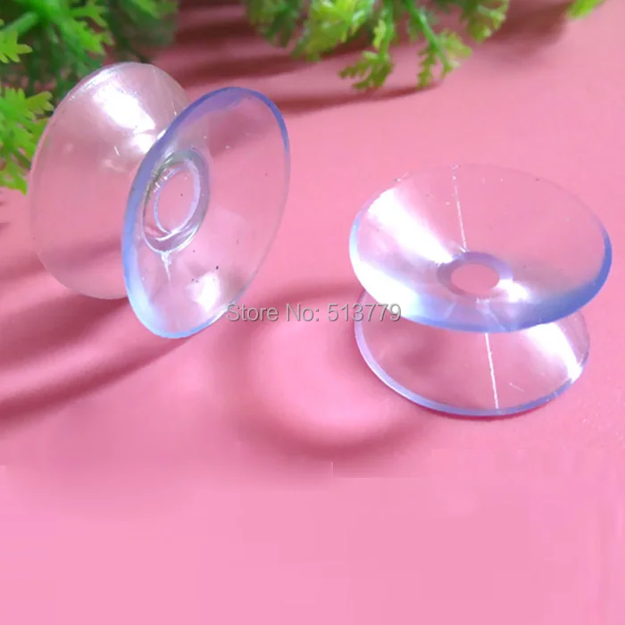 50 шт двойные лица прозрачная пластиковая присоска шайба бесшовный диаметр 3 см стеклянный журнальный столик присоска