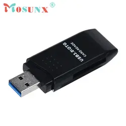 Ecosin2 Mosunx мини 5 Гбит/с супер Скорость USB 3,0 Micro SD/SDXC TF Card Reader адаптер оптовая продажа 17Mar08