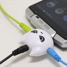 Newest 3.5mm Headphone Earphone Extension Stereo Audio Splitter Adapter 1 Male to 2 3 Female Music Sharing Audio Cable 5 colors