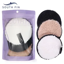 Высококачественная подушка из микрофибры для удаления мягкого макияжа полотенце для очистки лица Губка для макияжа 3 шт. Косметика maquiagem Профессиональный полный