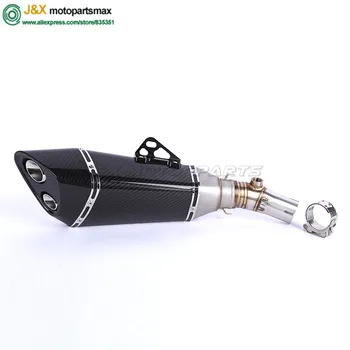 

FOR KAWASAKI ER6N ER6F 2012-2016 Ninja 650R Z650 2017-2020 Versys 650 2015-2020 Motorcycle Exhaust Full System Pipe Muffler