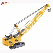 Alloy Diecast 1:87 Crawler Tower Cable Excavator Diecast Model Engineering Vehicle Tower Crane Collection Gift for Kids Toy