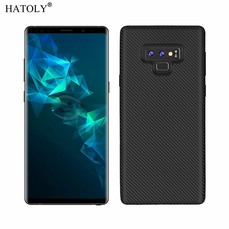 

HATOLY For Coque Samsung Galaxy Note 9 Case 6.3 inch Soft Rubber Silicone Armor Phone Case For Samsung Galaxy Note 9 Cover Note9