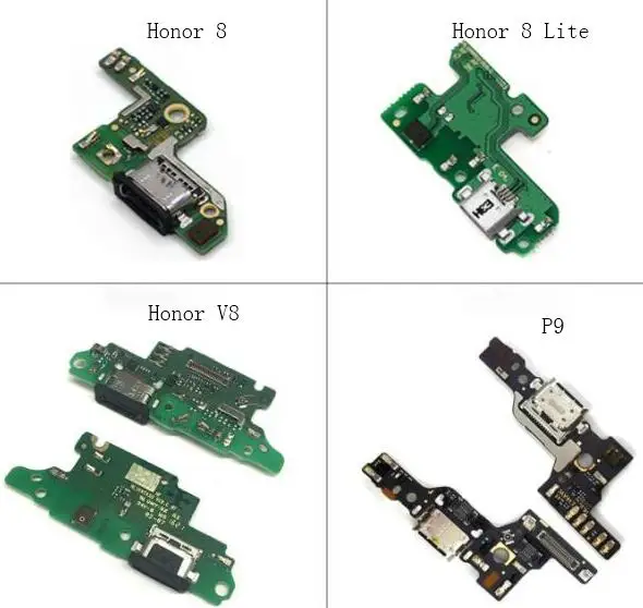 

USB Port Charger Dock Plug Connector Flex Cable For Huawei Honor 8 8 lite V8 P9 Charging Port Board+Microphone Module