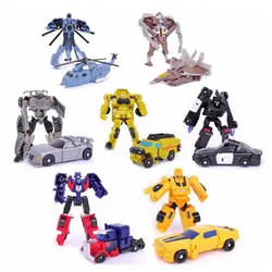 Мини-машинки Детские Классические робот-Машинки Игрушки для детей экшн и игрушки Фигурки пластик образование деформация робот-игрушки