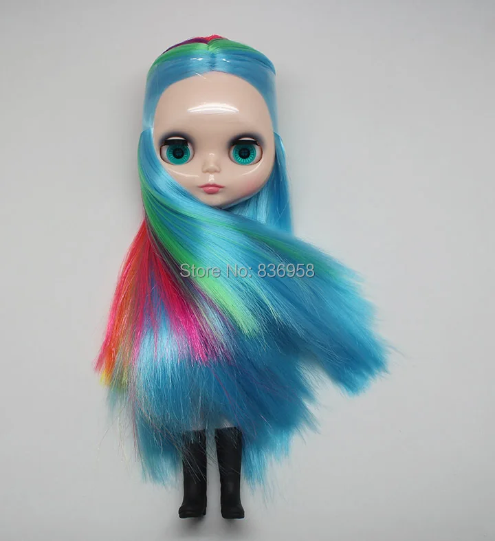 

free shipping bjd neo factory blyth doll icy toy gift colorful hair normal body with bangs/fringes shiny face