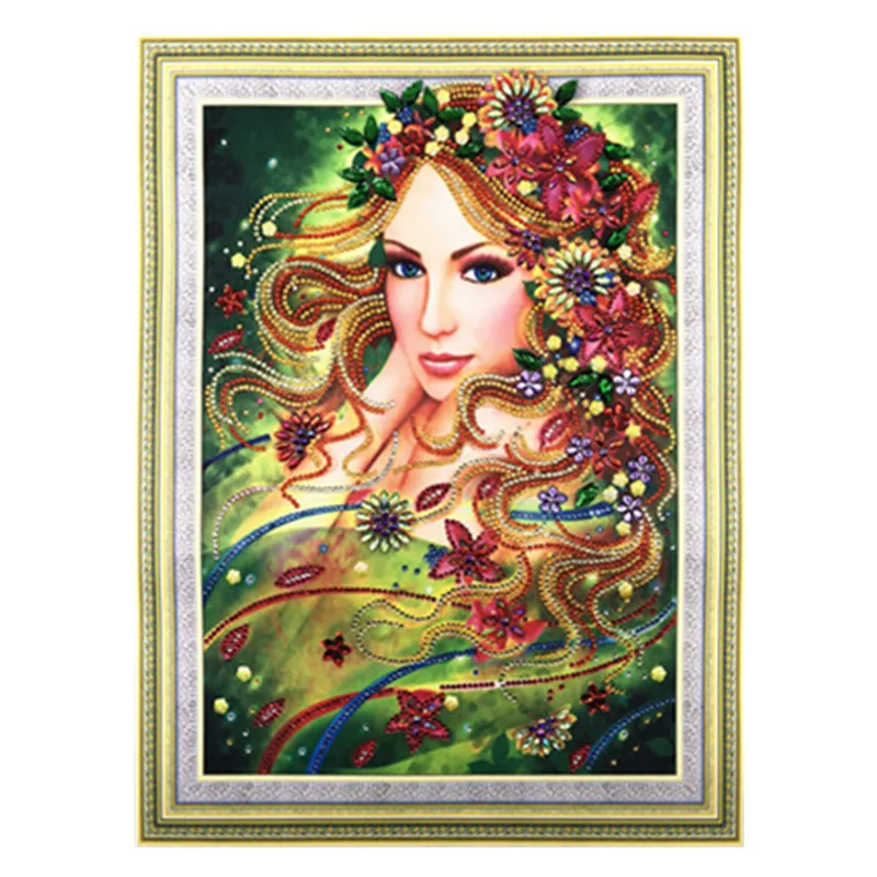 

5D DIY Diamond Painting Cartoon Character Animal Pattern Special Shape Diamond Cross Stitch Crystal Round Diamond Mosaic Home De