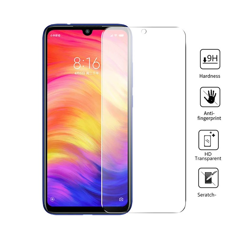 CHYI закаленное стекло для Xiaomi Redmi Note 7 стекло 6,3 дюймов защита экрана олеофобное покрытие 9H закаленное стекло Redmi Note7