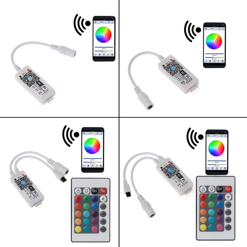 DC 5 28 в 16 миллионов цветов 144 Вт светодиодный Wi Fi RGB контроллер для Ной