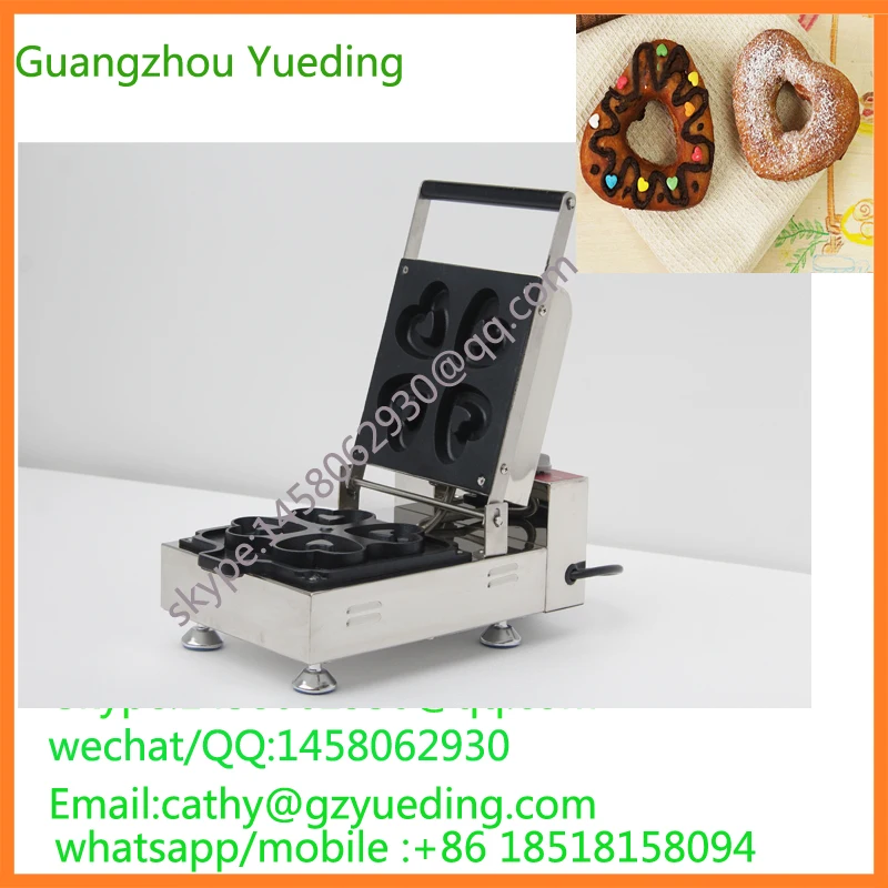

Baking machine for doughnut,heart shape donut baking machine for sell
