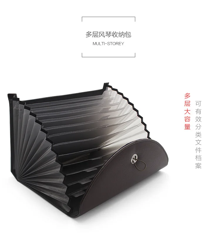 Leather Conference Folder Business File Travel Meeting Holder Daily Office Envelope Organ Bag A4 Size (8)