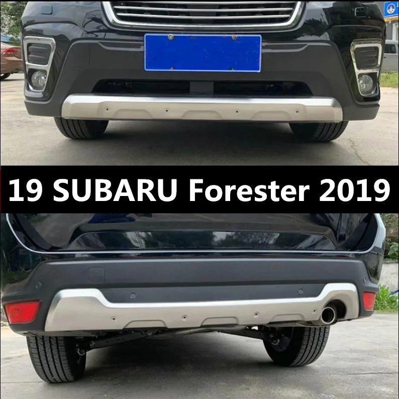 High quality Stainless Steel 2PCS Front + Rear Bumper Diffuser