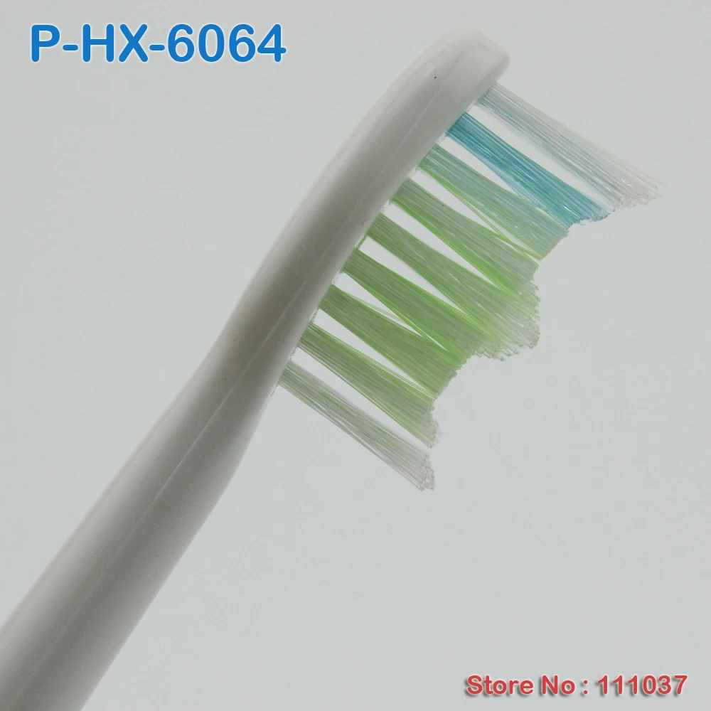 

P-HX-6064 Electric Toothbrush Heads Soft Bristle Fits For Sonic HX6064 400pcs/Lot Free Shipping