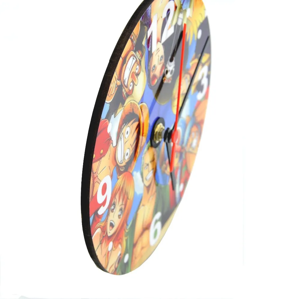 10pcs/lot sublimation blank Custom Designs clocks fashion watches wall clock rushed mirror sticker diy living room decor